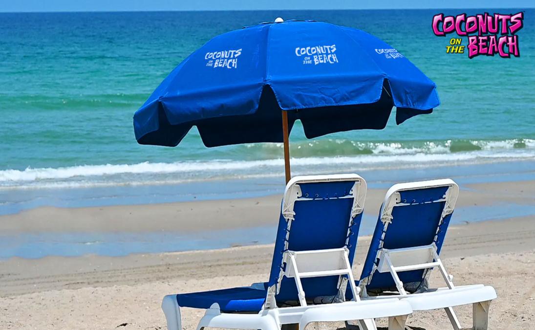 Beach Umbrella rental in Cocoa Beach Florida